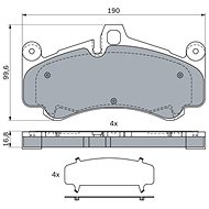 BOSCH Brake pads 0 986 424 067 - Brake Pads