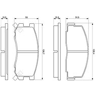 BOSCH Brake pads 0 986 424 133 - Brake Pads
