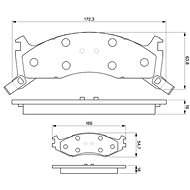 BOSCH Brake pads 0 986 424 276 - Brake Pads