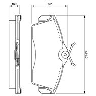 BOSCH Brake pads 0 986 424 490 - Brake Pads