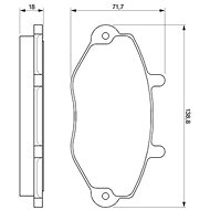 BOSCH Brake pads 0 986 424 492 - Brake Pads
