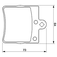 BOSCH Brake pads 0 986 424 519 - Brake Pads