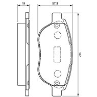 BOSCH Brake pads 0 986 424 659 - Brake Pads