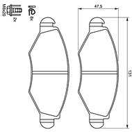 BOSCH Brake pads 0 986 424 660 - Brake Pads