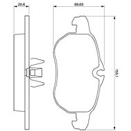 BOSCH Brake pads 0 986 424 677 - Brake Pads