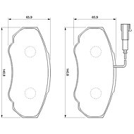 BOSCH Brake pads 0 986 424 703 - Brake Pads