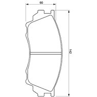BOSCH Brake pads 0 986 424 753 - Brake Pads