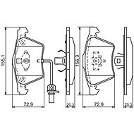 BOSCH Brake pads 0 986 424 806 - Brake Pads