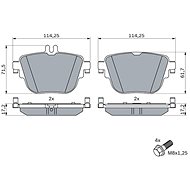 BOSCH Brake pads 0 986 424 859 - Brake Pads