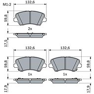 BOSCH Brake pads 0 986 424 863 - Brake Pads