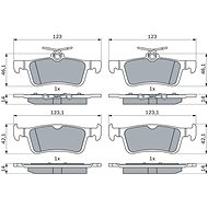 BOSCH Brake pads 0 986 424 866 - Brake Pads