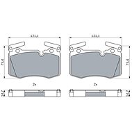 BOSCH Brake pads 0 986 424 918 - Brake Pads