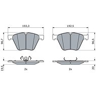 BOSCH Brake pads 0 986 424 920 - Brake Pads