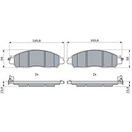 BOSCH Brake pads 0 986 424 973 - Brake Pads