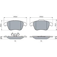 BOSCH Brake pads 0 986 424 986 - Brake Pads