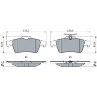 BOSCH Brake pads 0 986 424 999 - Brake Pads