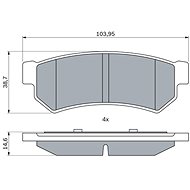 BOSCH Brake pads 0 986 460 007 - Brake Pads