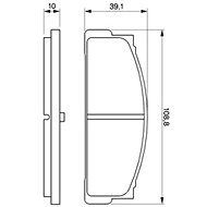 BOSCH Brake pads 0 986 460 741 - Brake Pads