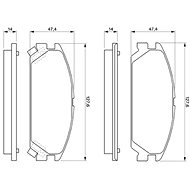 BOSCH Brake pads 0 986 460 936 - Brake Pads