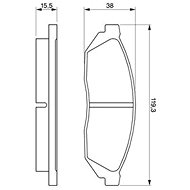 BOSCH Brake pads 0 986 467 311 - Brake Pads