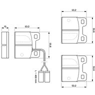 BOSCH Brake pads 0 986 469 120 - Brake Pads