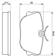 BOSCH Brake pads 0 986 490 680 - Brake Pads