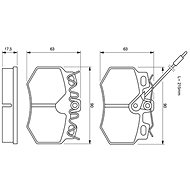 BOSCH Brake pads 0 986 490 800 - Brake Pads