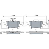 BOSCH Brake pads 0 986 494 127 - Brake Pads