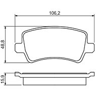 BOSCH Brake pads 0 986 494 248 - Brake Pads