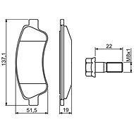 BOSCH Brake pads 0 986 494 270 - Brake Pads