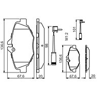 BOSCH Brake pads 0 986 494 285 - Brake Pads