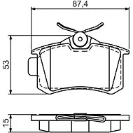 BOSCH Brake pads 0 986 494 520 - Brake Pads