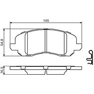 BOSCH Brake pads 0 986 494 575 - Brake Pads