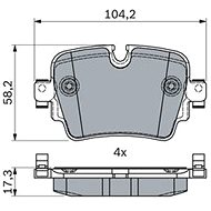BOSCH Brake pads 0 986 494 753 - Brake Pads