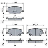 BOSCH Brake pads 0 986 494 941 - Brake Pads