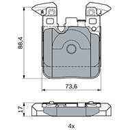 BOSCH Brake pads 0 986 494 948 - Brake Pads