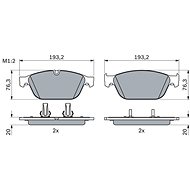BOSCH Brake pads 0 986 494 988 - Brake Pads
