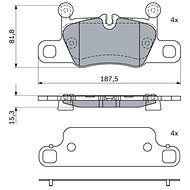 BOSCH Brake pad set 0 986 424 972 - Brake Pads