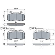 BOSCH Brake pad set 0 986 494 903 - Brake Pads