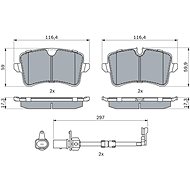 BOSCH Brake pad set 0 986 494 915 - Brake Pads