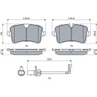 BOSCH Brake pad set 0 986 494 916 - Brake Pads