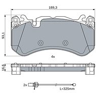 BOSCH Brake pad set 0 986 494 973 - Brake Pads