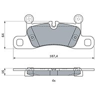 BOSCH Brake pad set 0 986 494 977 - Brake Pads