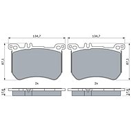 BOSCH Brake pad set 0 986 494 985 - Brake Pads