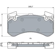 BOSCH Brake pad set 0 986 494 991 - Brake Pads