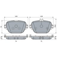 BOSCH Brake pad set 0 986 424 439 - Brake Pads