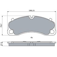 BOSCH Brake pad set 0 986 424 925 - Brake Pads