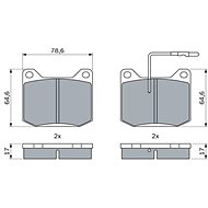 BOSCH Brake pad set 0 986 494 938 - Brake Pads