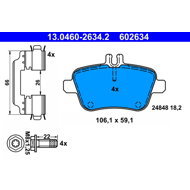 ATE Brake pad set 13.0460-2634.2 - Brake Pads