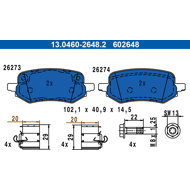 ATE Brake pads 13.0460-2648.2 - Brake Pads